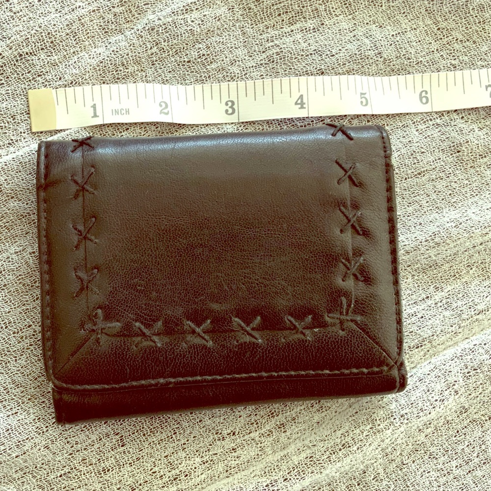 Black (accent with hand stitches) wallet